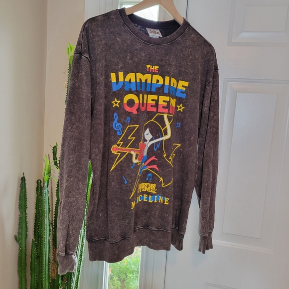 The Vampire Queen Marceline Cotton Printed Crew‎ Neck, Size S - Picture 2 of 7